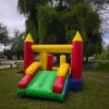 Castillo inflable Plaza Gold para niños, juego de PVC de alta resistencia para eventos.