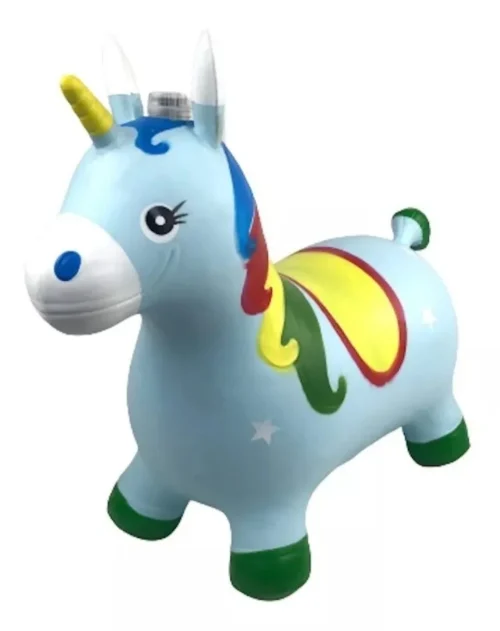 Arriendo de juego inflable modelo Pony Marrón para eventos infantiles y cumpleaños.