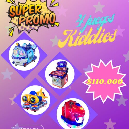 Arriendo juegos kiddies Santiago para cumpleaños infantiles con DGS Diversiones