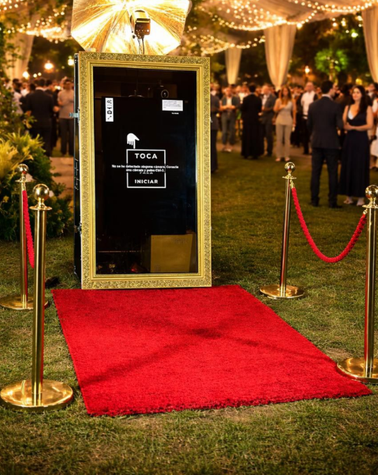 arriendo espejo magico para eventos