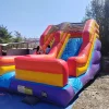 Tobogan pop 4 Arriendo de juego inflable tobogán pop colorido para eventos infantiles.