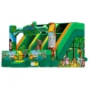 Tobogán inflable temático de jungla para niños de 3 a 10 años, ideal para arriendo en fiestas infantiles.