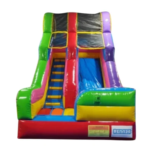 Tobogán inflable Rider M de 4x3 metros para arriendo en eventos infantiles.