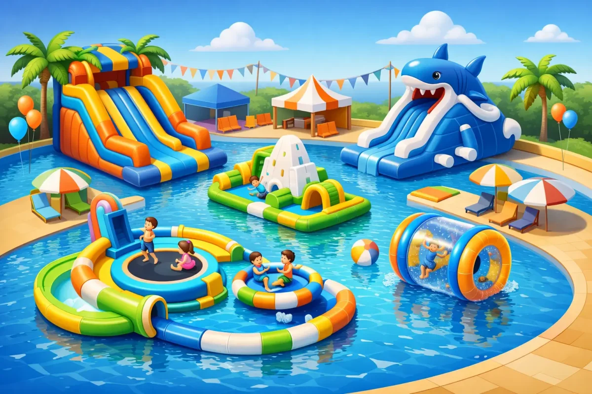 Arriendo de juegos acuáticos para eventos