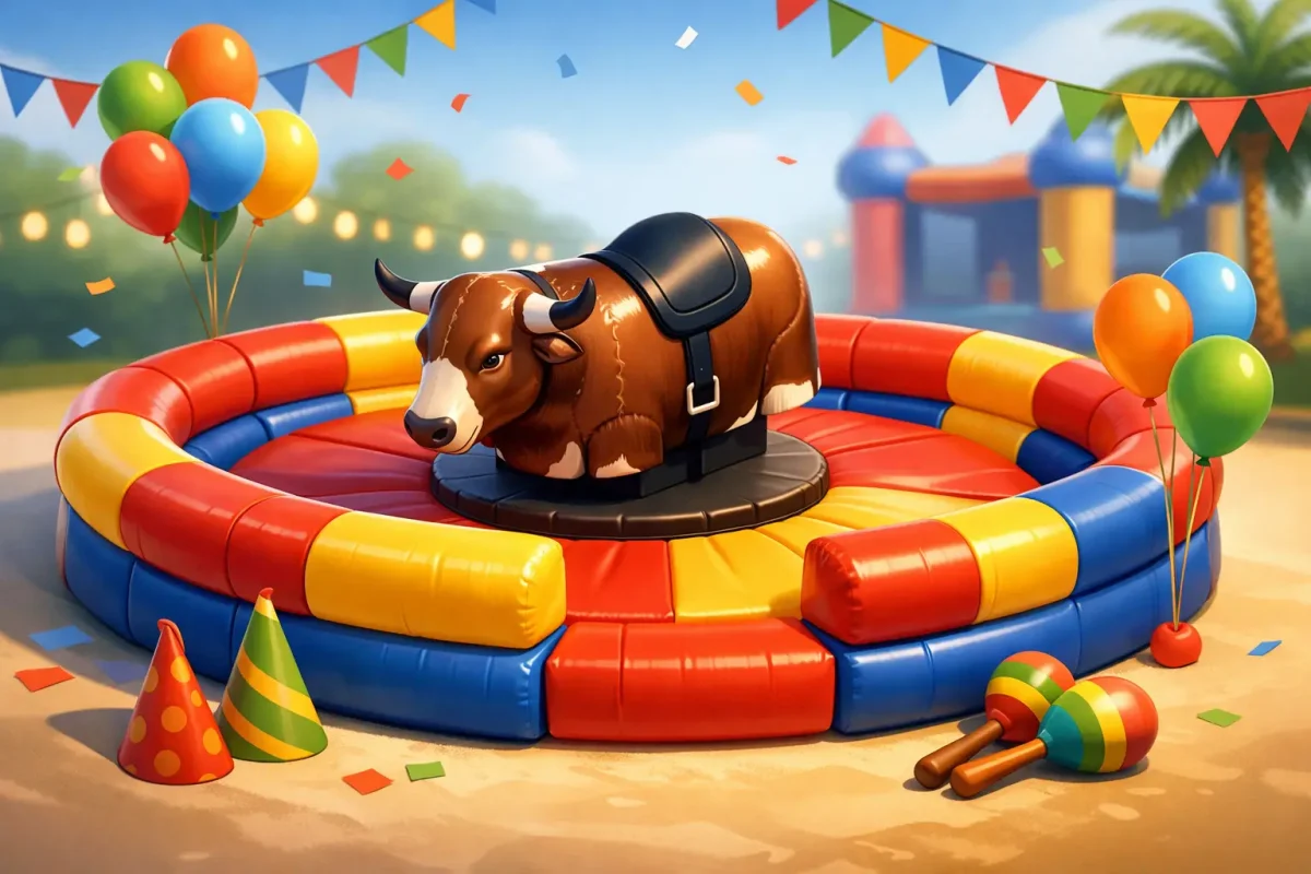 Arriendo toro mecánico para fiestas: qué mirar