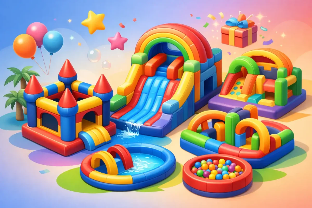 Arriendo de juegos inflables en promoción