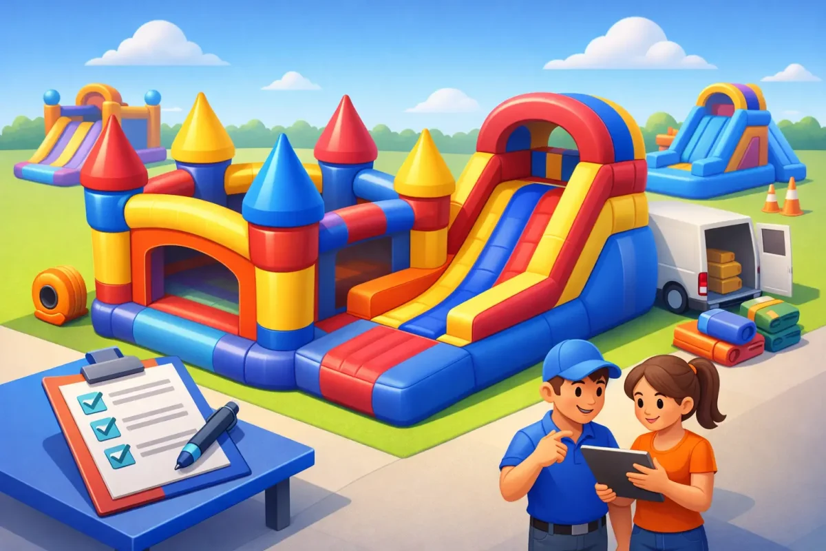 Arriendo de juegos inflables sin errores