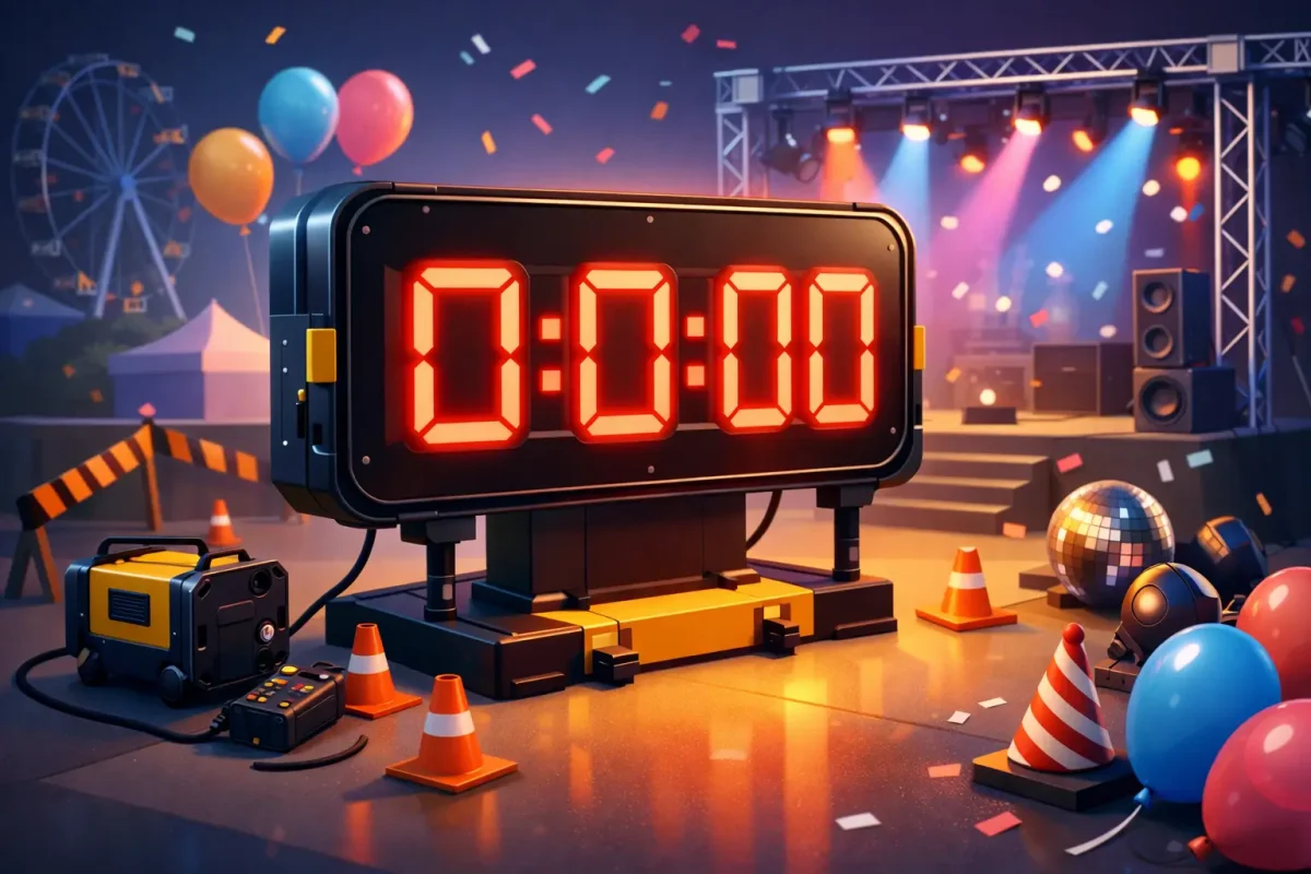 Arriendo de reloj demoledor para eventos