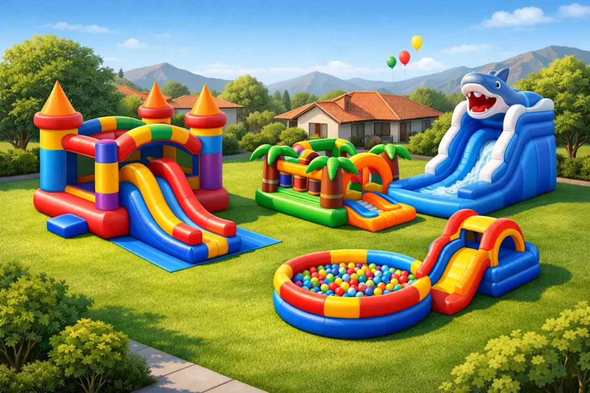 Arriendo juegos inflables La Reina fácil