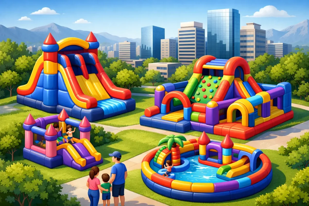 Arriendo juegos inflables Las Condes fácil