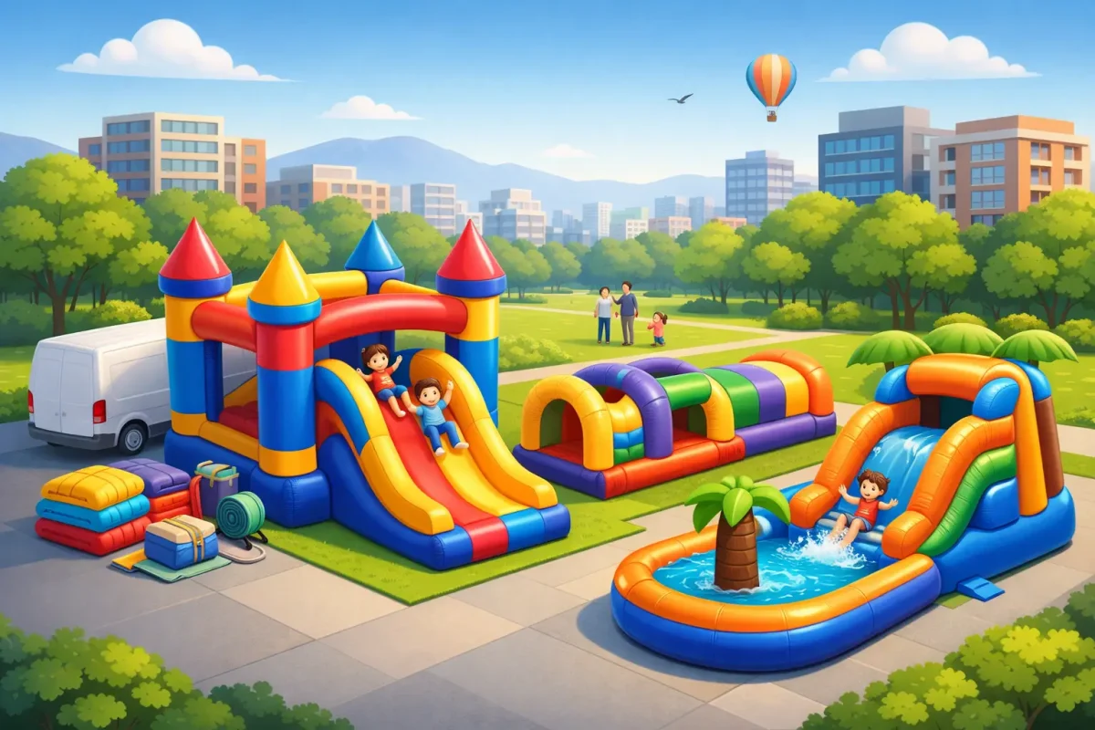 Arriendo juegos inflables Ñuñoa sin complicarte