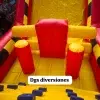 arriendo carrera obstaculos rayo 4 Arriendo de juego inflable carrera de obstáculos Rayo para cumpleaños y eventos infantiles.