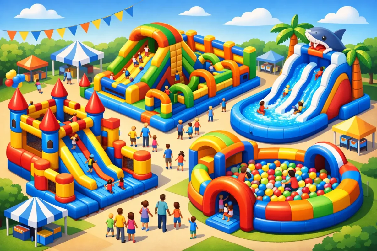 Juegos inflables grandes para eventos