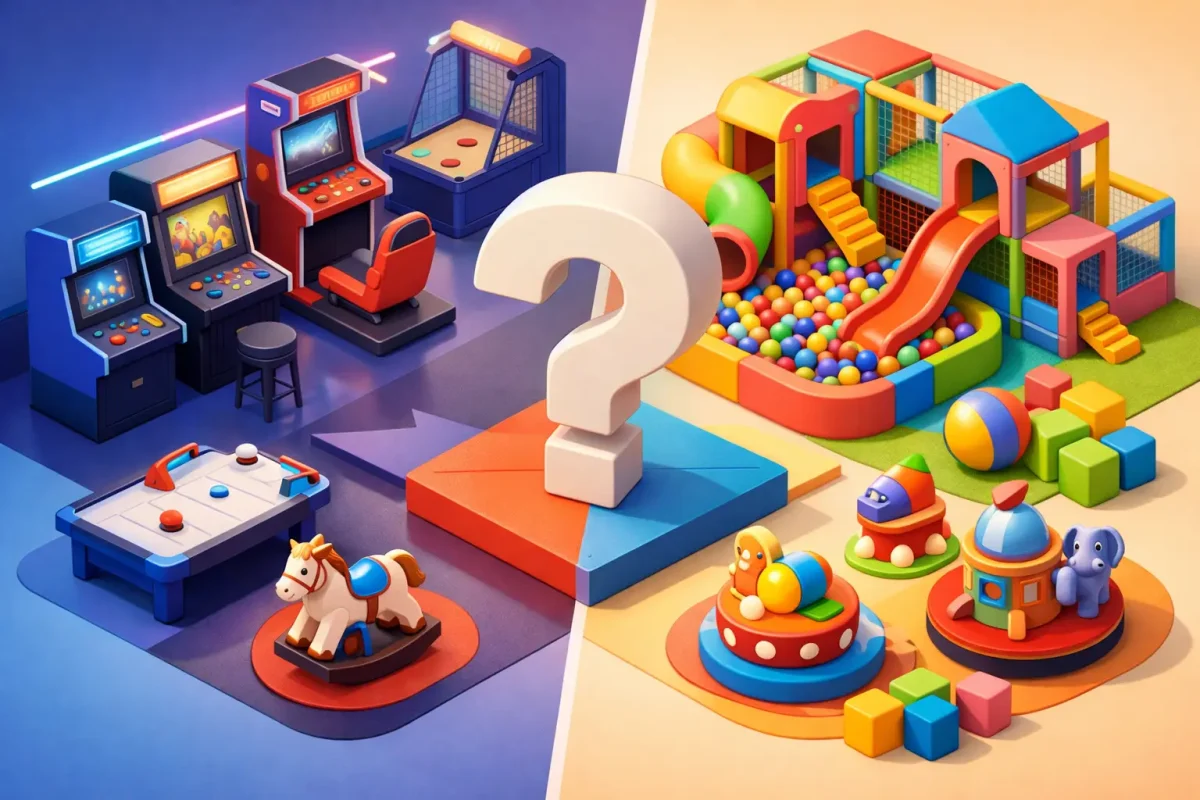 Kiddies o arcade infantil: ¿cuál elegir?