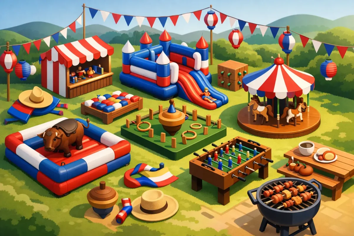 Arriendo de juegos para Fiestas Patrias sin estrés