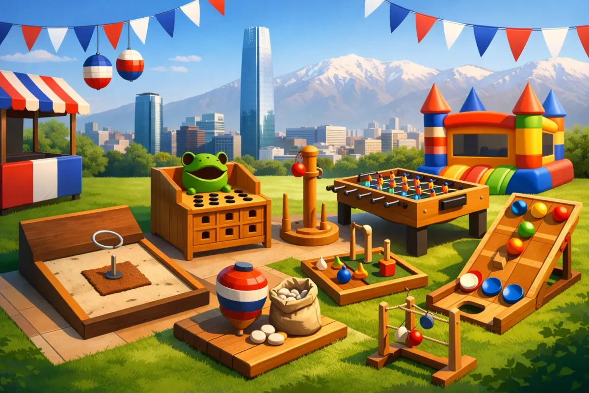 Arriendo juegos chilenos para fiestas en Santiago