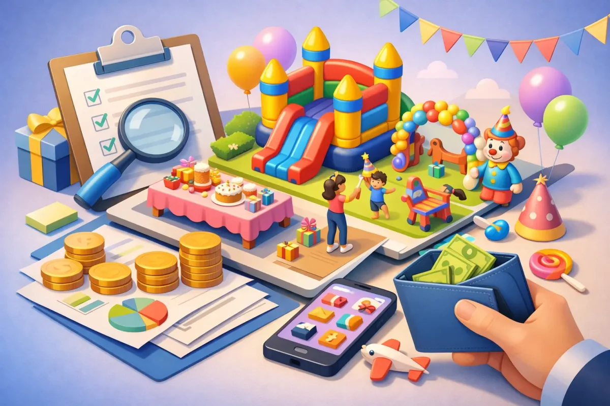 Cómo cotizar fiesta infantil sin pagar de más