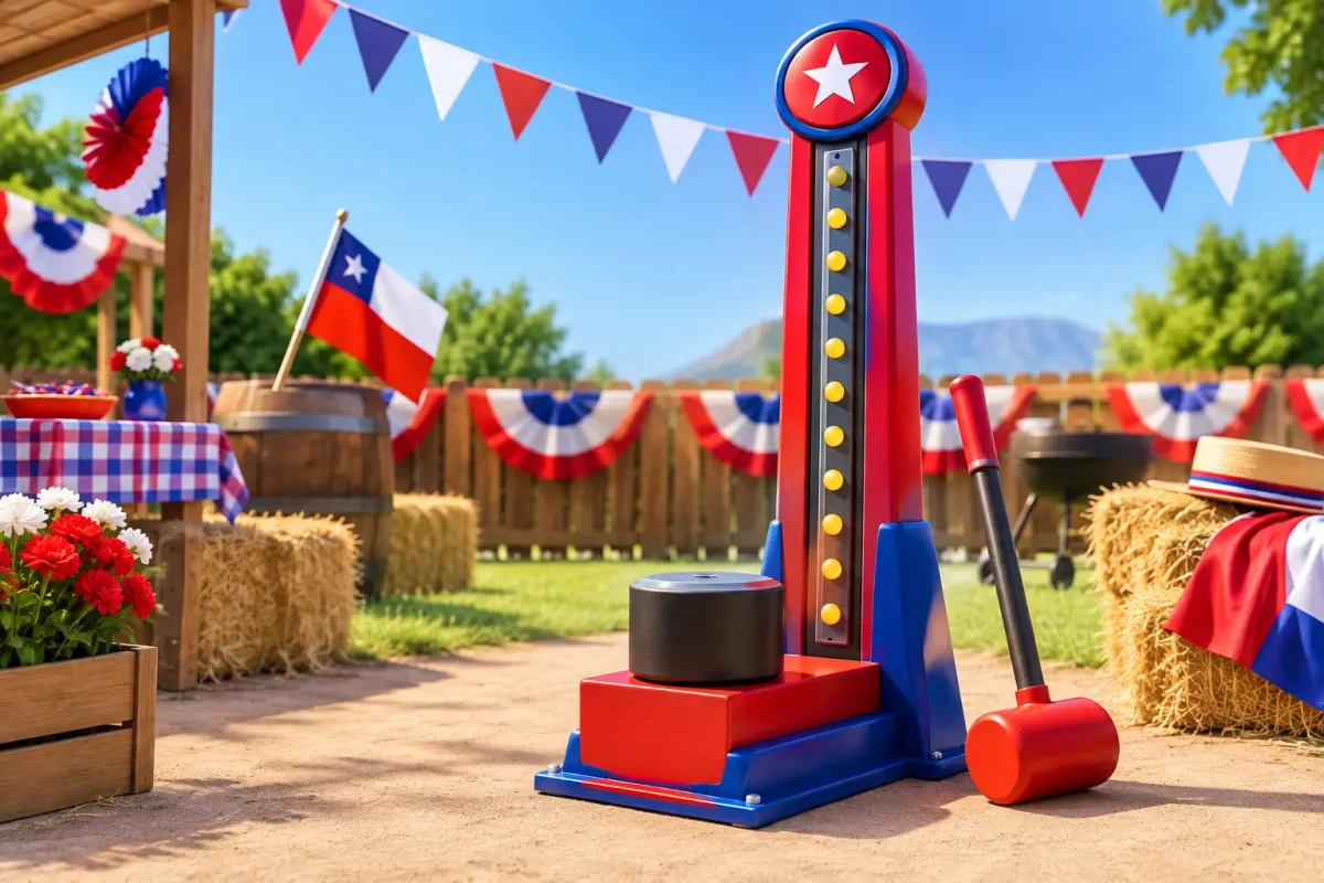 Arriendo de martillo de fuerza para Fiestas Patrias